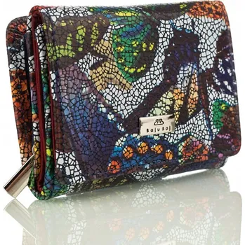 Dámská kožená peněženka malá elegantní na zip