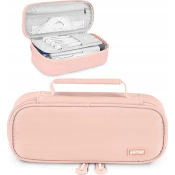 Penál PENÁL ELEGANTNÍ PROSTORNÝ ORGANIZÉR NA ŠKOLNÍ A KANCELÁŘSKÉ POTŘEBY