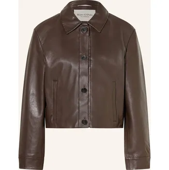Marc O'polo Dámská Kožená Bunda, tmavě hnědá, 40