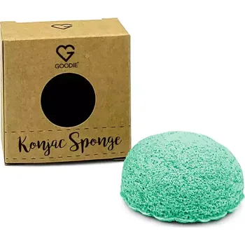 Konjac houbička - zelený čaj, 6 x 2,5 cm