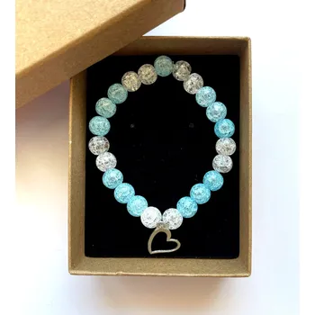 Náramek Dárková sada pro učitelku s náramkem z minerálů Náramek: Nebe