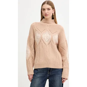 Dámský svetr Svetr s příměsí vlny Twinset 252TT3290 oranžová 24B, vel. XS