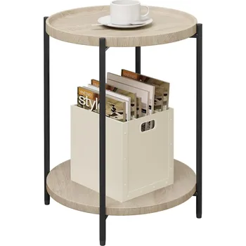 Konferenční stolek KONFERENČNÍ STOLEK KULATÝ ODkládací ELEGANTNÍ DO LOŽNICE OBÝVACÍHO POKOJE KANCELÁŘE