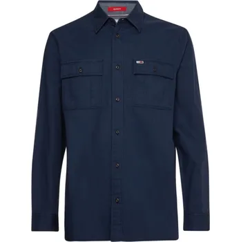 Pánská košile Tommy Jeans pánská tmavěmodrá košile 20023599-8720117769097