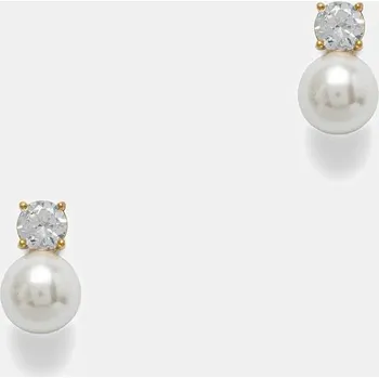 Náušnice Pozlacené náušnice EDBLAD Luna 123868 bílá 00A, vel. ONE SIZE