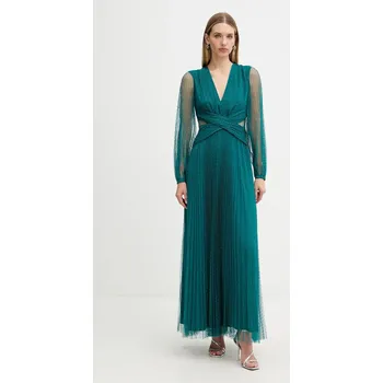 Dámské šaty Šaty Twinset tyrkysová barva, maxi, 252TT2021 69X, vel. 38