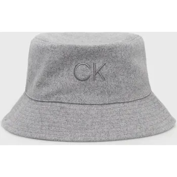 Klobouk Calvin Klein dámský šedý klobouk 10003297-1864816