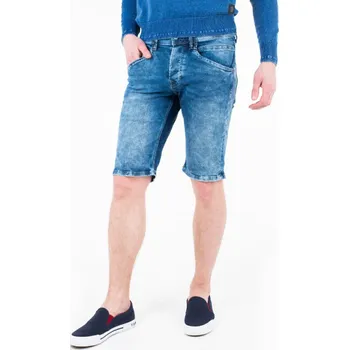 Pánské kraťasy Pepe Jeans pánské modré džínové šortky Track 20016261-1299625