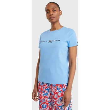 Dámské tričko Tommy Hilfiger dámské modré tričko 20022767-8720116524352