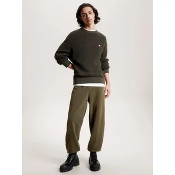 Pánský svetr Tommy Jeans pánský khaki svetr 20005551-1979480