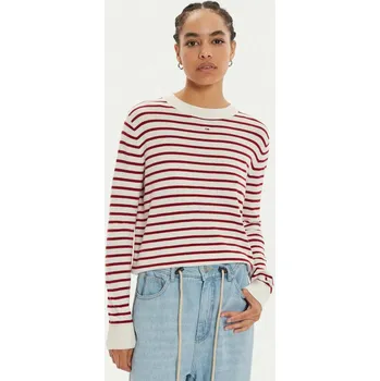 Dámský svetr Tommy Jeans dámský pruhovaný svetřík 20006849-8720637331323