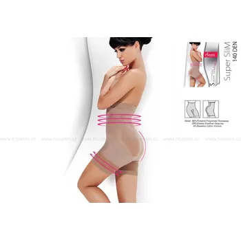 Dámské spodní prádlo Stahující kalhotky Super Slim 140DEN Barva: nero Velikost: XL