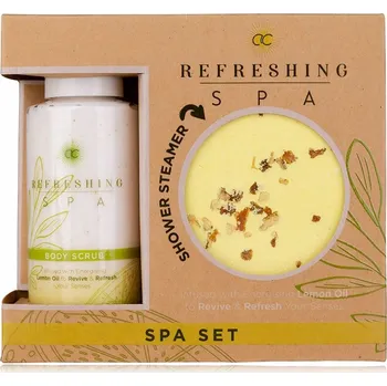 Tělový peeling REFRESHING SPA Sada: Tělový peeling + Pěna do koupele, Citron & Jasmín