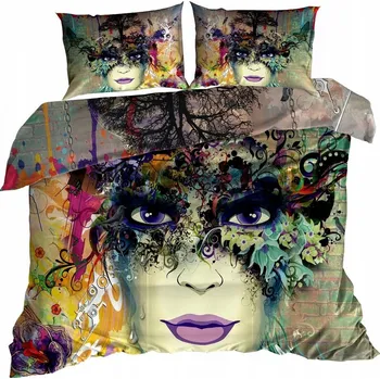 Povlečení Bavlna saténové Povlečení 140x200 cm STROM NA HLAVĚ