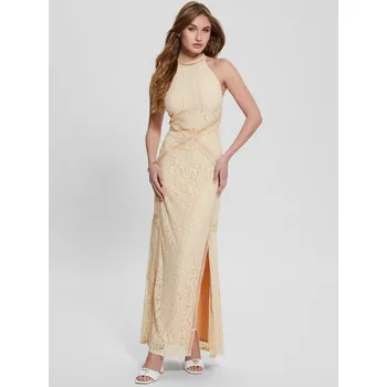Dámské šaty Guess dámské béžové krajkové šaty 20015778-7626101253539