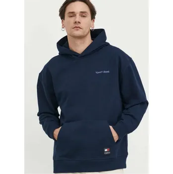 Pánská mikina Tommy Jeans pánská tmavě modrá mikina 20005643-8720646724734