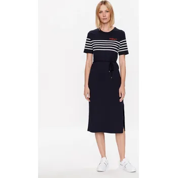 Dámské šaty Tommy Hilfiger dámské tmavě modré šaty 20018348-1933987