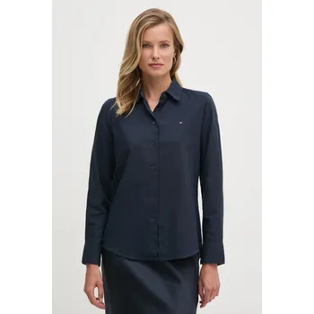 Dámská košile Tommy Hilfiger dámská tmavě modrá košile 20021888-8720636799230