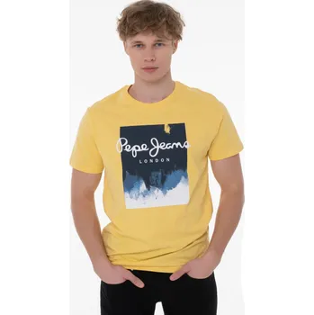 Pepe Jeans pánské žluté tričko 20016154-8445512838710