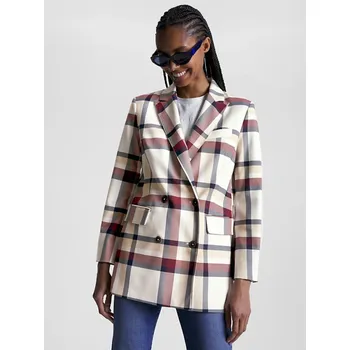Dámské sako Tommy Hilfiger dámské dvouřadé kárované sako 20018771-1994810