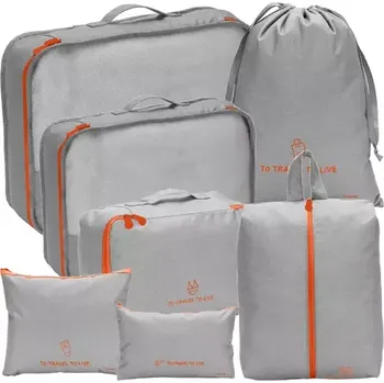 Příslušenství k zavazadlu Cestovní organizéry do kufru sada 7 ks