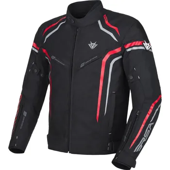 Moto oblečení Bunda na motocykl RSA Compact 2 černo-šedo-červená