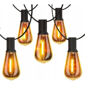 Dekorativní svítidlo SOLÁRNÍ LED SVĚTÝLKA ŘETĚZ GIRLANDA SVĚTELNÝ ŘETĚZ ZAHRADA