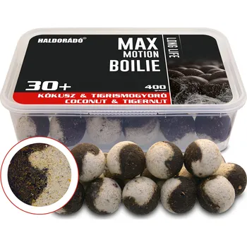 Nástraha Haldorádó Boilies Max Motion Long Life Kokos Tygří Ořech Hmotnost: 400g, Průměr: 30mm