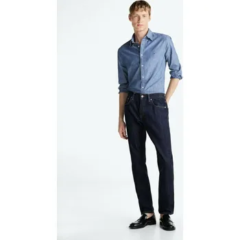 Pánská košile Tommy Hilfiger pánská modrá košile 20013068-8720637529447