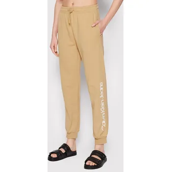 Calvin Klein dámské světle hnědé tepláky 20007759-8719855841837