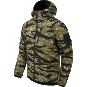 Pánská větrovka Helikon-Tex Bunda WOLFHOUND HOODIE Climashield Apex 67G Helikon-Tex® Barva: Tiger Stripe, Velikost: L
