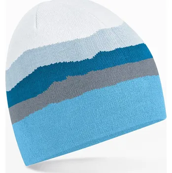 Čepice Beechfield zimní čepice beanie modrá, univerzální velikost