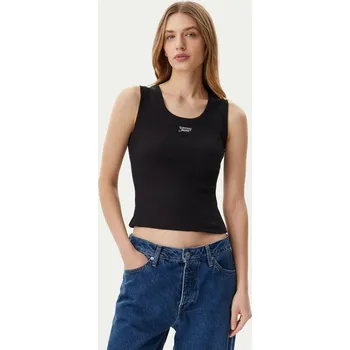 Tommy Jeans dámské černé tílko 20008092-2169804