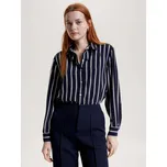 Tommy Hilfiger dámská tmavě modrá košile se vzorem 20018787-8720645377269