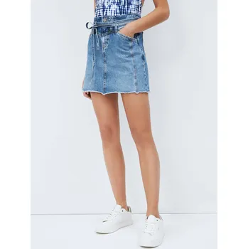 Dámská sukně Pepe Jeans dámská modrá džínová sukně Raisa 20014785-1626063