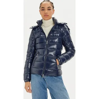 Dámská bunda Tommy Jeans dámská modrá bunda 20007417-8720637884669