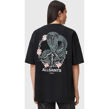 Pánské tričko Bavlněné tričko AllSaints M032PD černá 99X, vel. L