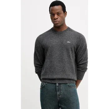 Dámský svetr Svetr s příměsí vlny Lacoste šedá barva, AH5173 90Y, vel. S