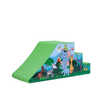 Hra na zahradu Soft Play pěnová skluzavka pro děti | Pěnové bloky a kostky TÉMATIKA: Jungle