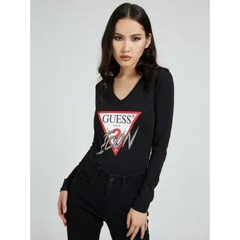 Dámské tričko Guess dámské černé tričko. 20017788-1728316