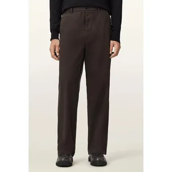 Bavlněné kalhoty AllSaints M026TD hnědá 89X, vel. 34