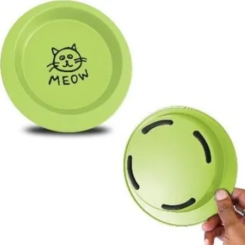 Miska pro psa Miska OVÁL protiskluzová - zelená 0,28l/16,5cm (216)