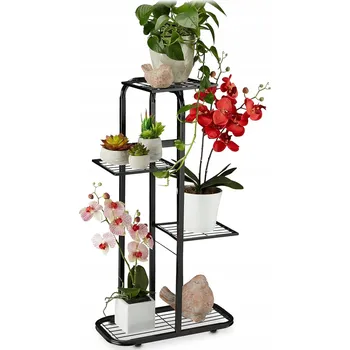 Stojan na květiny Držák Na Květináč Relaxdays 81 cm kovový