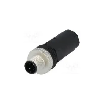 Elektrická zásuvka Zástrčka M12 PIN 4 vidlice kód A-DeviceNet / CANopen IP67