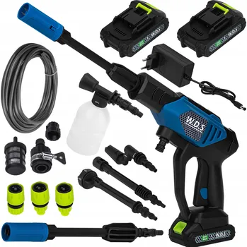 Vysokotlaký čistič Akumulátorová tlaková myčka W.D.S. 2 x 20V/6Ah 60 BAR 160 l/h