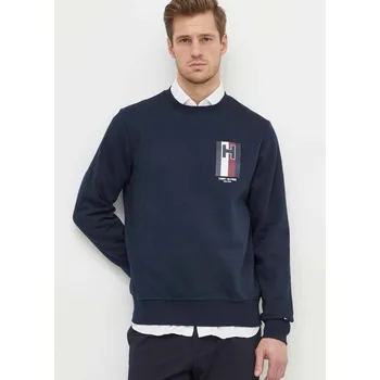 Pánská mikina Tommy Hilfiger pánská tmavě modrá mikina 20013469-8720645697954