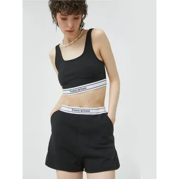 Dámské kraťasy Tommy Jeans dámské černé šortky 20006665-1921052