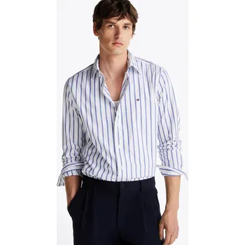 Pánská košile Tommy Hilfiger pánská pruhovaná košile Poplin 20013108-2161105