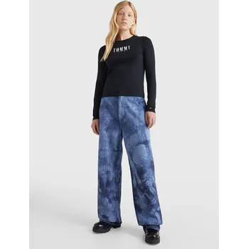 Dámské tričko Tommy Jeans dámské černé triko 20005810-8720641267199