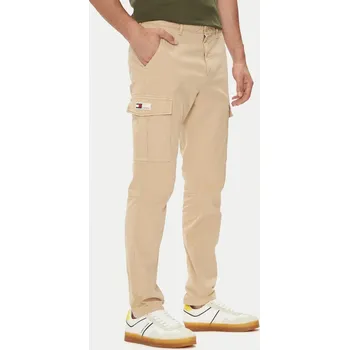 Pánské kalhoty Tommy Jeans pánské béžové kalhoty 20003327-2138282